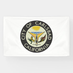 Carlsbad (California) City Seal Banner