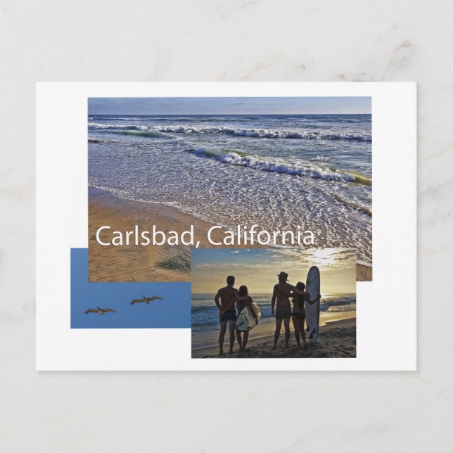 Carlsbad California Postcard (Front)