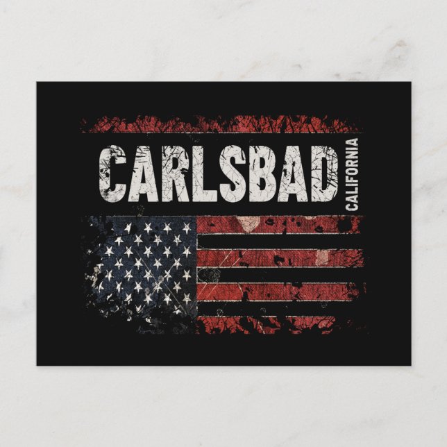 Carlsbad California Postcard (Front)