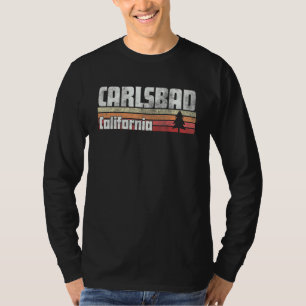 Carlsbad California Retro Style Vintage 70s 80s 90 T-Shirt