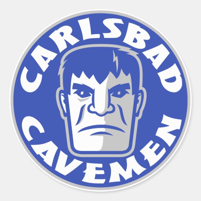 Carlsbad Cavemen Sticker (Front)