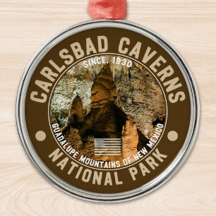 Carlsbad Caverns in New Mexico Metal Ornament