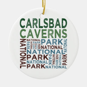 Carlsbad Caverns National Park Ceramic Tree Decoration