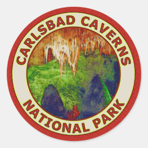 Carlsbad Caverns National Park Classic Round Sticker