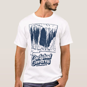 Carlsbad Caverns National Park New Mexico Cave Ret T-Shirt