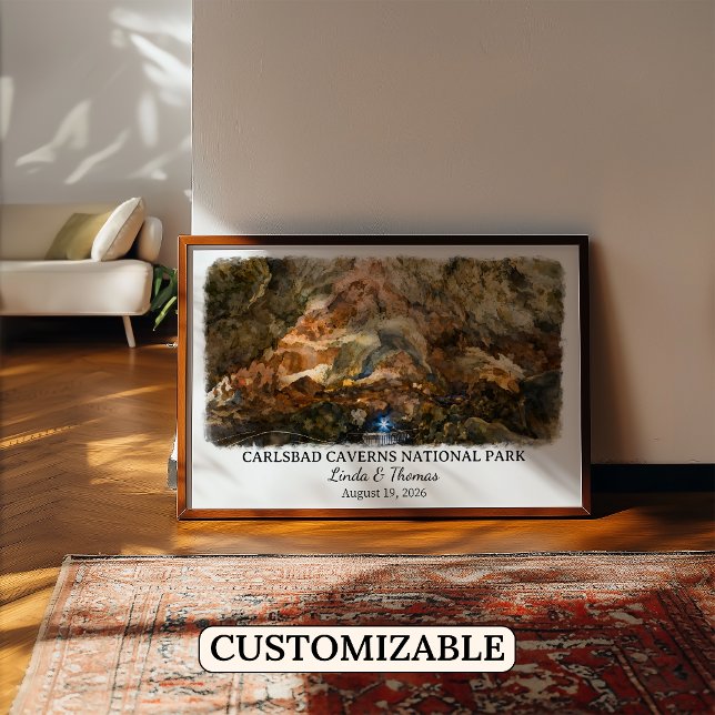 Carlsbad Caverns National Park, New Mexico Custom Poster (Creator Uploaded)