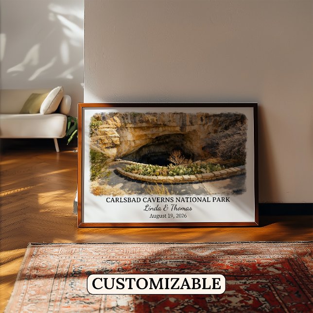 Carlsbad Caverns National Park, New Mexico Custom Poster (Creator Uploaded)