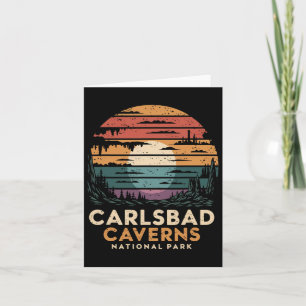 Carlsbad Caverns National Park New Mexico Hiking A Card