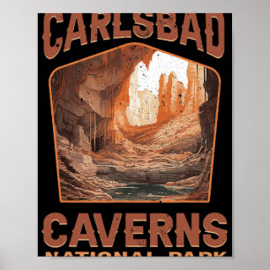 Carlsbad Caverns National Park New Mexico Nature H Poster