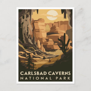 Carlsbad Caverns National Park New Mexico Postcard