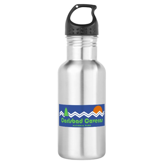 Carlsbad Caverns National Park Retro 532 Ml Water Bottle (Front)