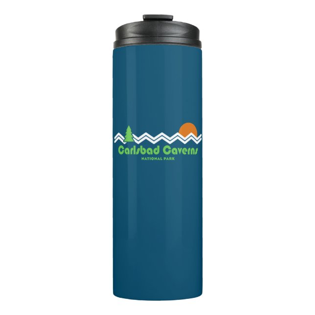 Carlsbad Caverns National Park Retro Thermal Tumbler (Front)