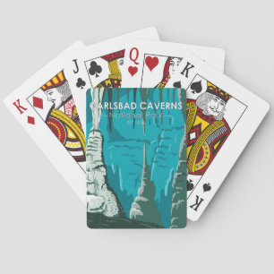 Carlsbad Caverns National Park Vintage  Playing Cards