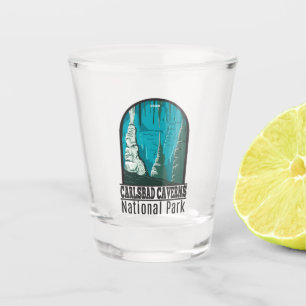 Carlsbad Caverns National Park Vintage Shot Glass