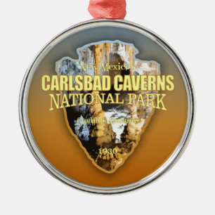 Carlsbad Caverns NP (arrowhead) Metal Ornament