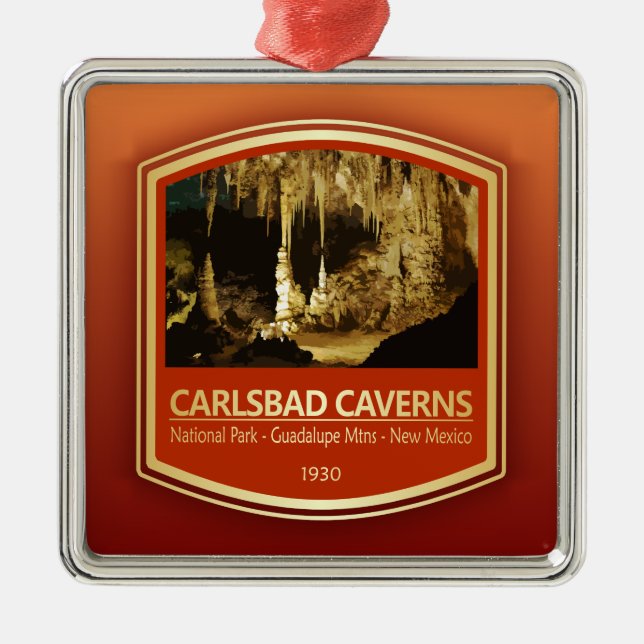 Carlsbad Caverns NP (PF1) Metal Ornament (Front)