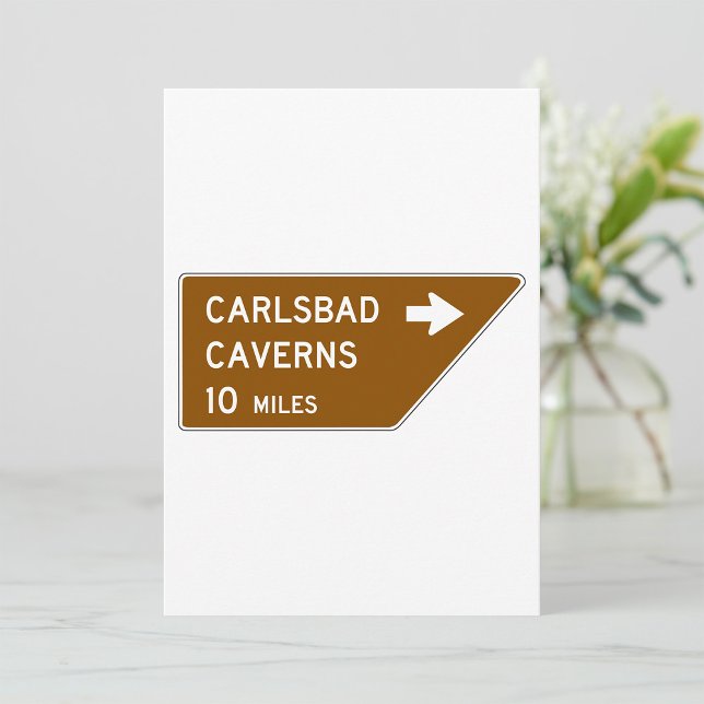Carlsbad Caverns Sign Invitation (Creator Uploaded)