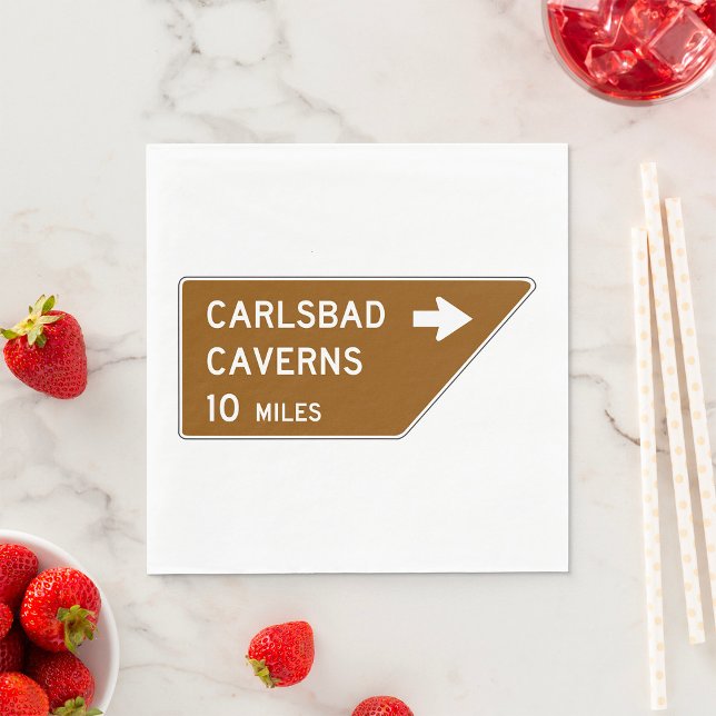 Carlsbad Caverns Sign Napkin (Creator Uploaded)