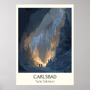 Carlsbad New Mexico Caverns Poster
