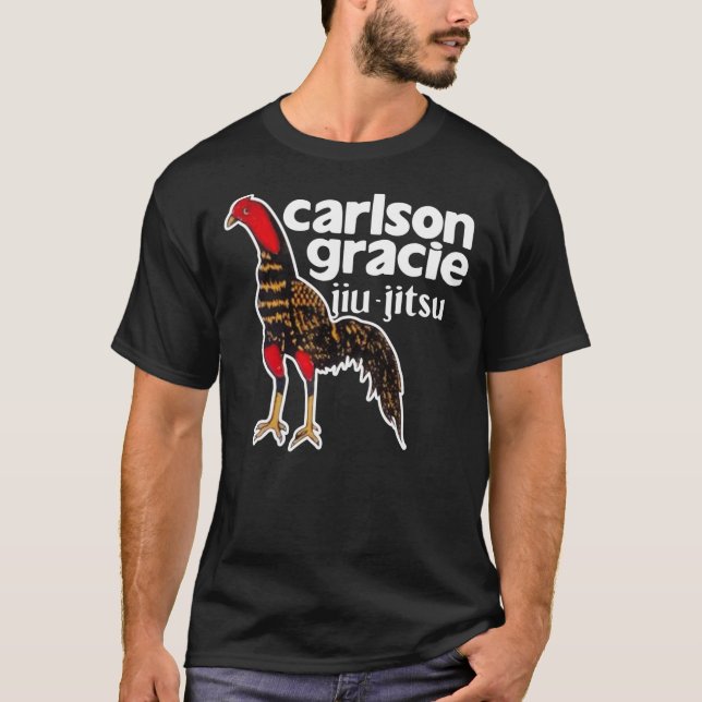 Carlson Gracie Team Logo Rooster Essential  T-Shirt (Front)
