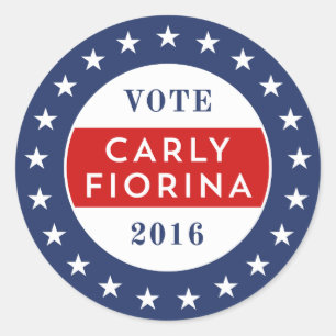 Carly Fiorina 2016 Classic Round Sticker