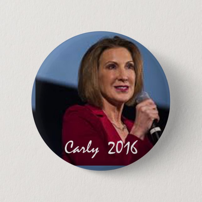 Carly Fiorina for President 6 Cm Round Badge (Front)