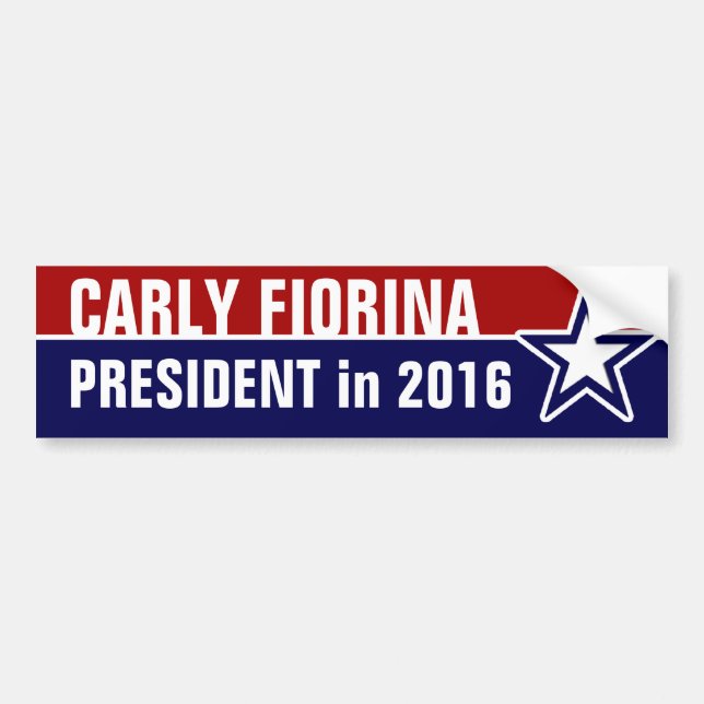 Carly Fiorina in 2016 Bumper Sticker (Front)