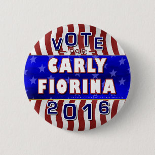 Carly Fiorina President 2016 Election Republican 6 Cm Round Badge