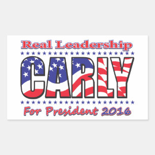 Carly Fiorina Rectangular Sticker