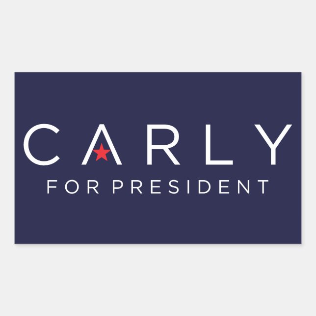 Carly for President Sticker (Front)
