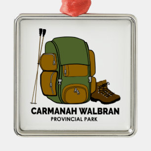 Carmanah Walbran Provincial Park Backpack Metal Ornament