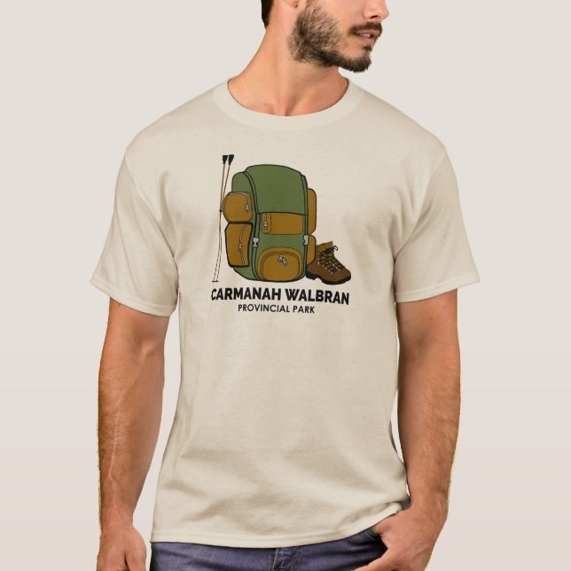 Carmanah Walbran Provincial Park Backpack T-Shirt (Front)