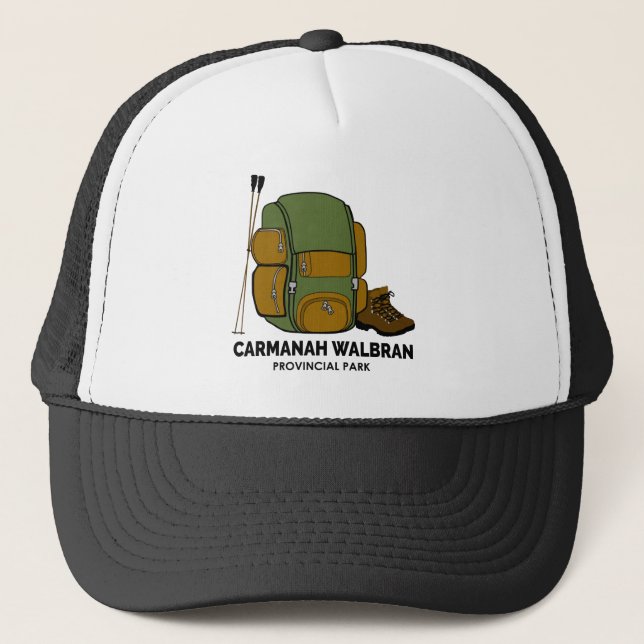 Carmanah Walbran Provincial Park Backpack Trucker Hat (Front)