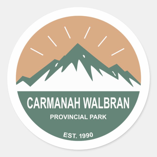 Carmanah Walbran Provincial Park Classic Round Sticker (Front)