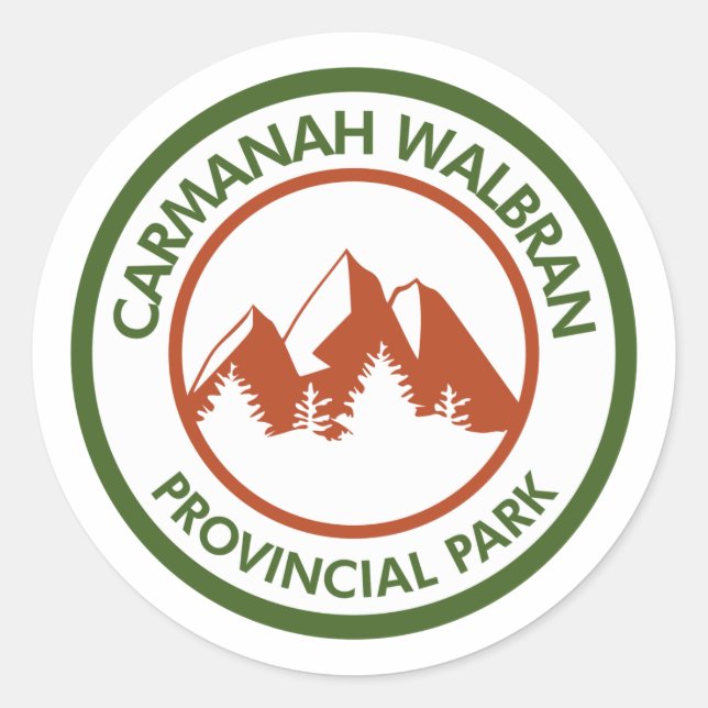 Carmanah Walbran Provincial Park Classic Round Sticker (Front)