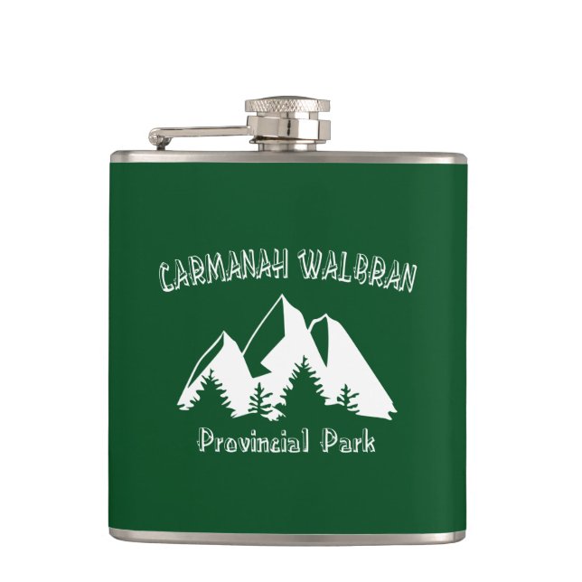 Carmanah Walbran Provincial Park Hip Flask (Front)