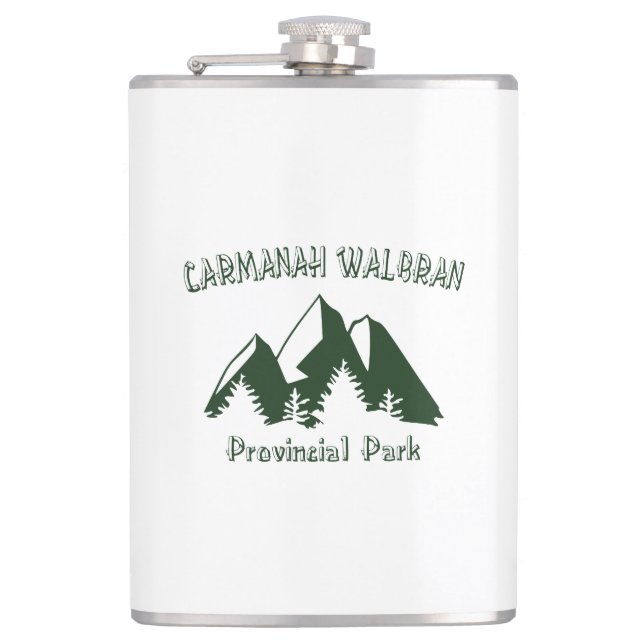 Carmanah Walbran Provincial Park Hip Flask (Front)