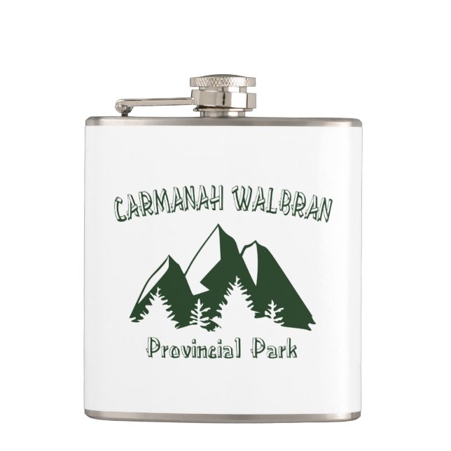 Carmanah Walbran Provincial Park Hip Flask (Front)