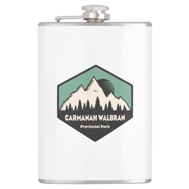 Carmanah Walbran Provincial Park Hip Flask (Front)