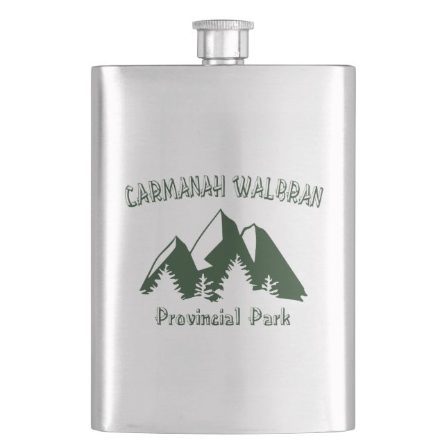 Carmanah Walbran Provincial Park Hip Flask (Front)