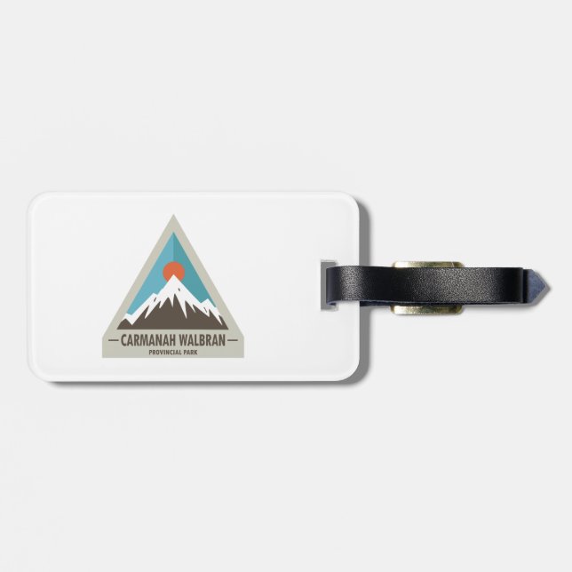 Carmanah Walbran Provincial Park Luggage Tag (Back Horizontal)