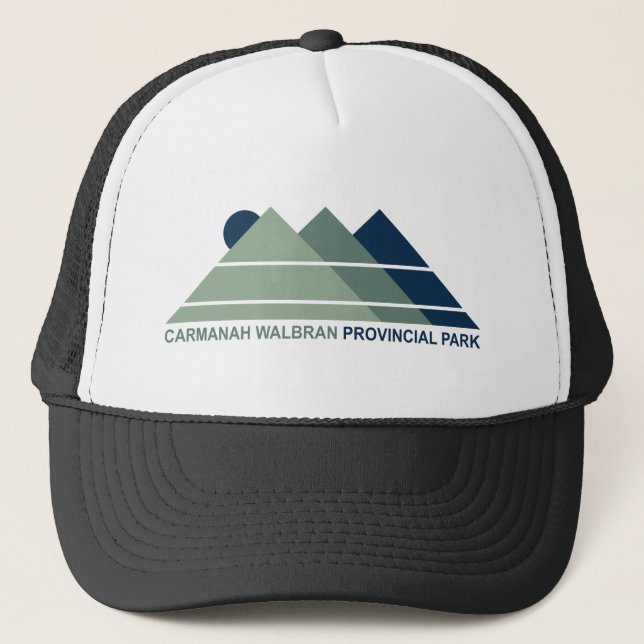 Carmanah Walbran Provincial Park Mountain Sun Trucker Hat (Front)