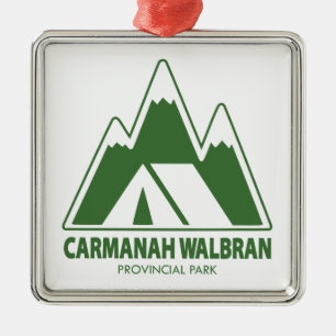 Carmanah Walbran Provincial Park Mountains Camping Metal Ornament
