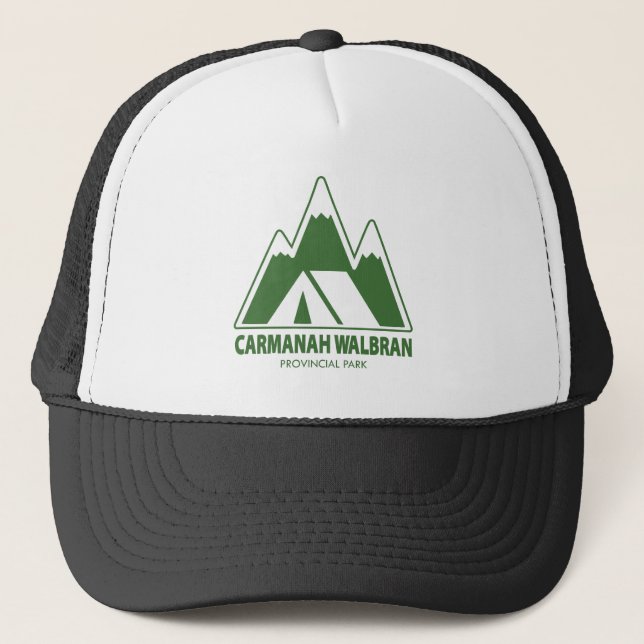 Carmanah Walbran Provincial Park Mountains Camping Trucker Hat (Front)