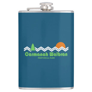 Carmanah Walbran Provincial Park Retro Hip Flask