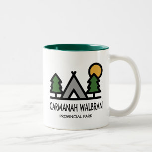 Carmanah Walbran Provincial Park Two-Tone Coffee Mug