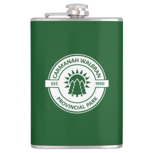 Carmanah Walbran Provincial Sun Trees Hip Flask
