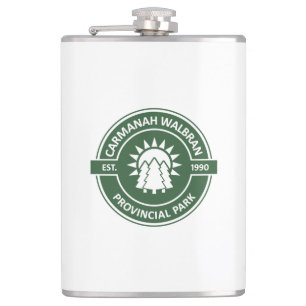 Carmanah Walbran Provincial Sun Trees Hip Flask