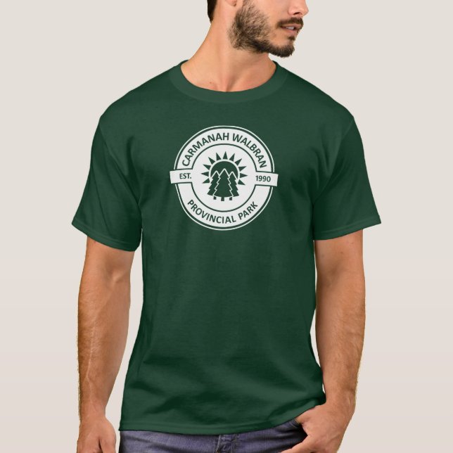 Carmanah Walbran Provincial Sun Trees T-Shirt (Front)