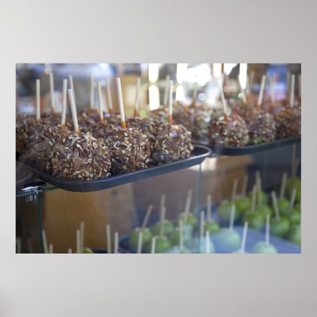 Carmel apples, Pioneer Square, Seattle, Poster (Front)